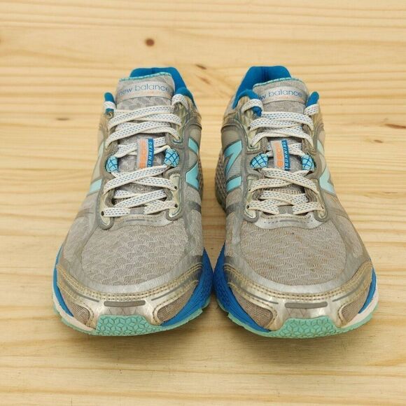New Balance 860v5 Women's Running Shoes Sz 8 Gray Blue Sneakers Athletic Trainer - Picture 2 of 10